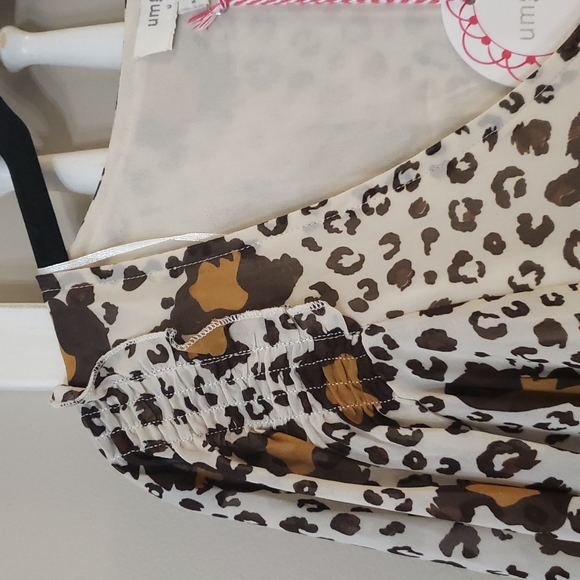 NWT-Umgee Leopard Dress/Top - Picture 7 of 7
